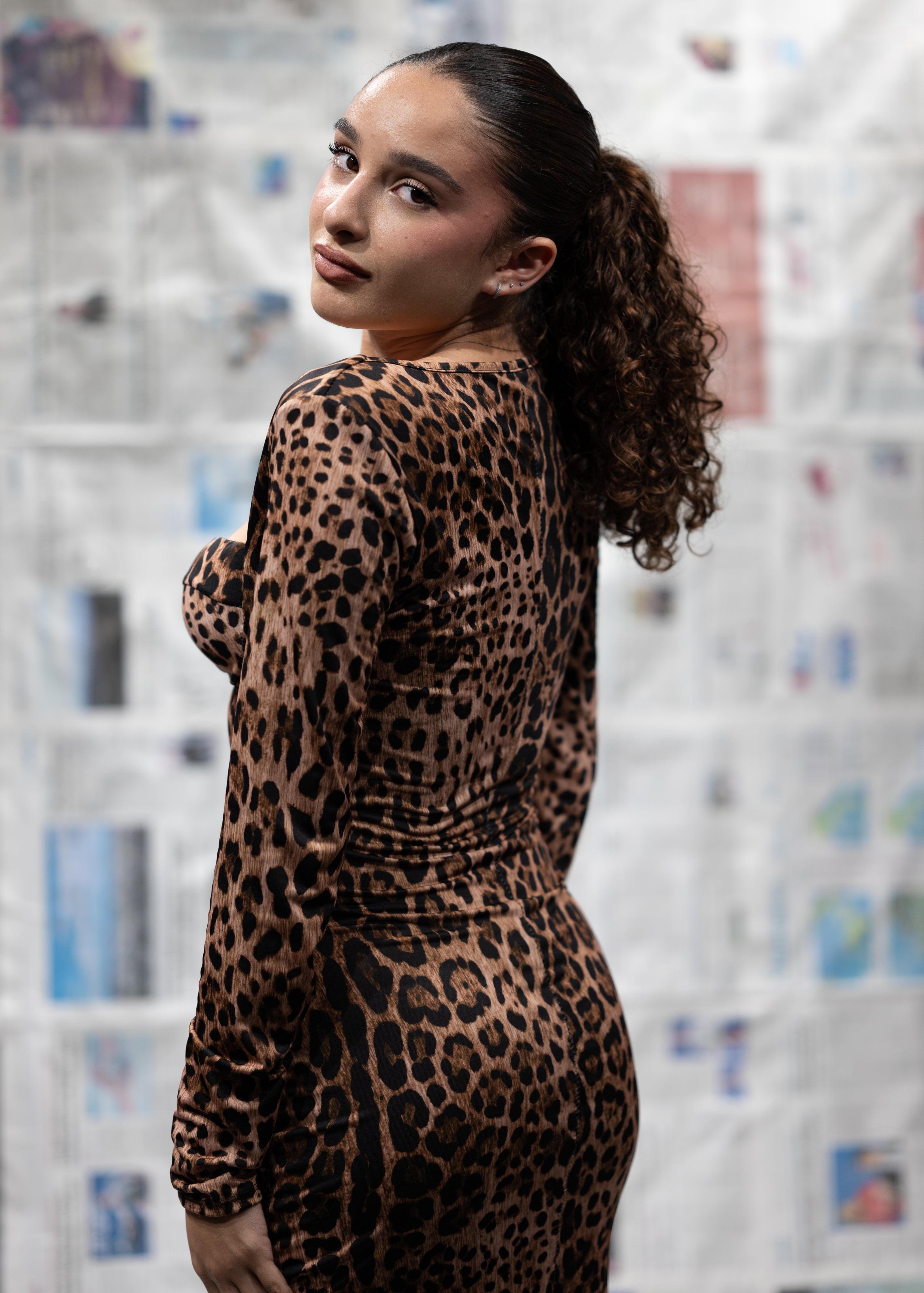 Vestito Lungo Animalier