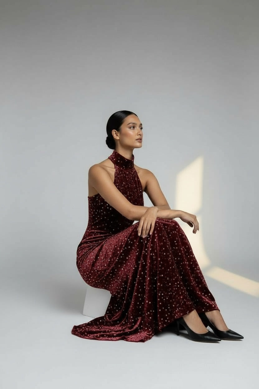 Long Dress Paillettes Kira